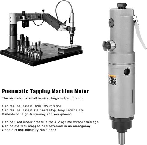 محرك آلة التنصت الهوائي، خرج كبير، دوران CW/CCW، M3-M16، 250 دورة في الدقيقة، محرك هواء عالي الالتواء للتنصت الدقيق in Saudi Arabia