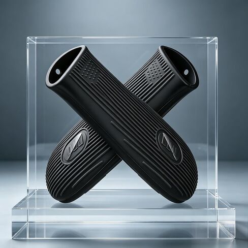 Cbiumpro 2-Pack غطاء مقبض من الحديد الزهر، سيليكون مقاوم للحرارة من الحديد الزهر الساخن مقلاة مقبض يغطي حامل الأكمام in Kuwait