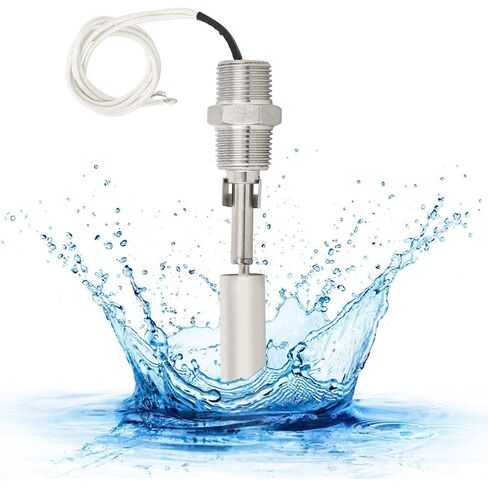 Kadimendium 4pcs Liquid Water Level Float Sensor Switch Side Mounted 304 Stainless Steel 1/2NPT Male Thread DC0 110V Float Switch for Aquarium Fish Tank (4) in Saudi Arabia