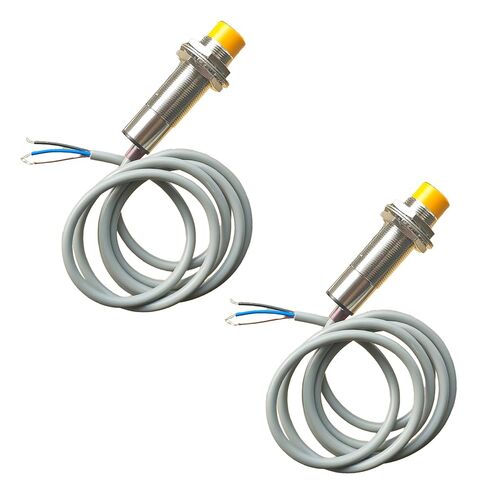 2 Pcs Capacitive Proximity Sensor Switch, DC 6V-36V, NPN NO, M18, 3 Wires, Detecting Distance: 10mm, Normally Open, LJC18A3-H-Z/BX in Saudi Arabia