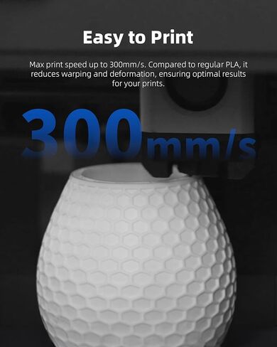 Inslogic Pre-Dried PLA Pro 3D Printer Filament, Strong & Tough PLA Pro Filament 1.75mm ±0.02mm, Reusable Spool, Compatible with Bambu and More FDM Printers, 1kg (Blue) in Saudi Arabia