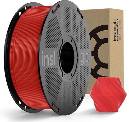 خيوط طابعة PLA Pro ثلاثية الأبعاد من Inslogic، خيوط PLA Pro قوية ومتينة 1.75 مم ±0.02 مم، بكرة قابلة لإعادة الاستخدام، متوافقة مع طابعات Bambu والمزيد من طابعات FDM، 1 كجم (أزرق) in Kuwait