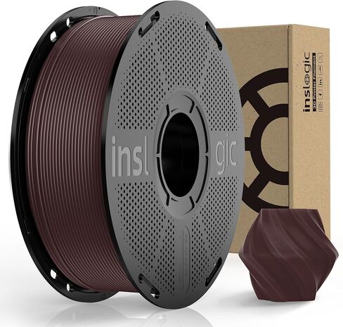 Inslogic Pre-Dried PLA Pro 3D Printer Filament, Strong & Tough PLA Pro Filament 1.75mm ±0.02mm, Reusable Spool, Compatible with Bambu and More FDM Printers, 1kg (Blue) in Saudi Arabia