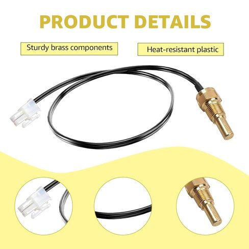 AP19299 Thermistor Chamber Sensor Replacement Fit for Rheem AP19299 Ultra Low Nox Tankless Water Heaters, Temperature Sensor Water Heater Parts Compatible with Rheem Heat Pumps in Saudi Arabia
