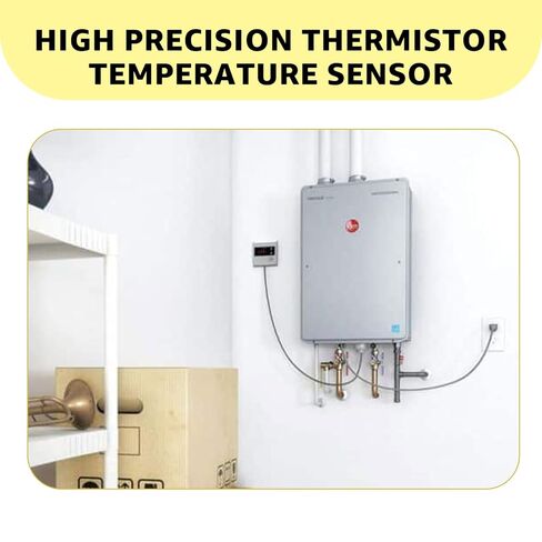 AP19299 Thermistor Chamber Sensor Replacement Fit for Rheem AP19299 Ultra Low Nox Tankless Water Heaters, Temperature Sensor Water Heater Parts Compatible with Rheem Heat Pumps in Saudi Arabia
