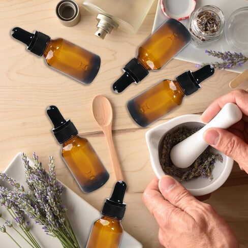 210 Pack 15ml Dark Dropper Bottles with Eye 1/2 oz Glass Brown Tincture Bottles for Essential Oils, Liquids, Perfumes, Lab Chemicals, and Travel Supplies(Amber) in Saudi Arabia