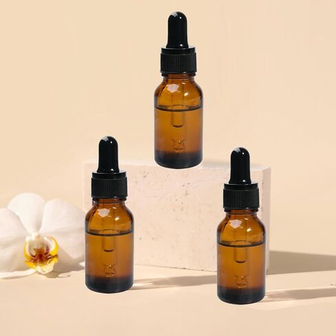 210 Pack 15ml Dark Dropper Bottles with Eye 1/2 oz Glass Brown Tincture Bottles for Essential Oils, Liquids, Perfumes, Lab Chemicals, and Travel Supplies(Amber) in Saudi Arabia
