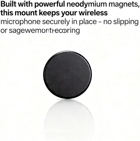 Mic Clip Magnet for DJI Mic Mini/Mic 2/Mic 3 Wireless Transmitter, Magnetic Clip for Wireless Lavalier Microphone adapters, Microphone Receiver Magnetic Mounting in Saudi Arabia