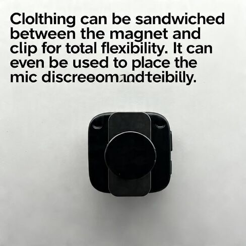 Mic Clip Magnet for DJI Mic Mini/Mic 2/Mic 3 Wireless Transmitter, Magnetic Clip for Wireless Lavalier Microphone adapters, Microphone Receiver Magnetic Mounting in Saudi Arabia