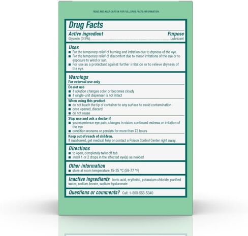 قطرات Biotrue Hydration Boost للعيون المتهيجة والجافة في قوارير جرعة واحدة من Bausch + Lomb، رطوبة فورية، خالية من المواد الحافظة، درجة حموضة متوازنة، مستوحاة بشكل طبيعي، 30 قطعة (عبوة من قطعتين) in Kuwait
