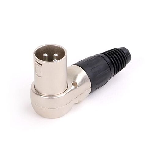 X L R Connector Audio Plug Microphone Plug 3pin Male Female Speaker Metal Right Angle Multi-Directional Wire Connector 10Pcs(D1036M Black) in Saudi Arabia