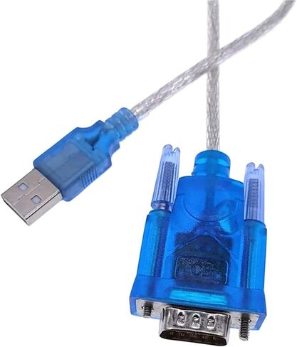 CH340 USB إلى RS232 المنفذ التسلسلي 9 دبوس DB9 كابل COM محول محول دعم 1 قطعة in Kuwait