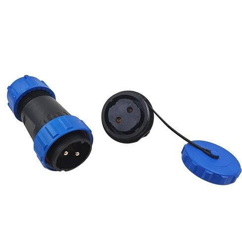 SP28 مستقيم IP68 موصل 2 دبوس 3/4/5/6/7/9/10/12/14/16/19/22/24/26Pin مقبس ملولب 1 قطعة (16P) in Kuwait