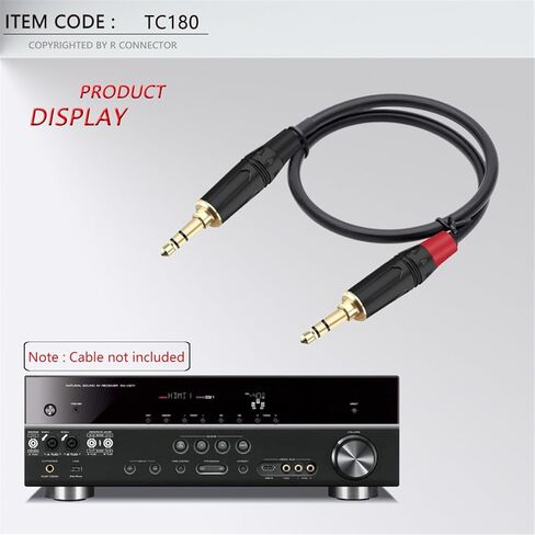 2PCS 3 Poles Stereo 3.5MM Jack Male Plug Connector Soldering Wire Connector 3 Pin 3.5MM Plug Headset Earphone DIY(1xBlack 1xRed) in Saudi Arabia