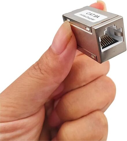 2 قطعة RJ45 مقرنة إيثرنت موسع محمية نوع أنثى للموصل in Kuwait