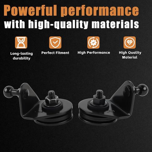 4883496AA 4883497AA Left and Right Liftgate Ball Stud Set - Lift Glass Support Bracket fit for 1997-2006 Jeep Wrangler TJ 2007-2018 Jeep Wrangler JK Replaces D4091 D40901 12012.31 12012.30 in Saudi Arabia
