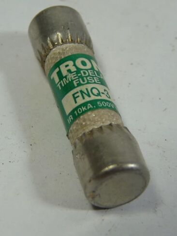 Cooper Bussmann FNQ-3 Fuse; Cylinder; Time Lag; 3A; Dims 0.4063x1.5"; Fiberglass; Cartridge; 500VAC in Saudi Arabia