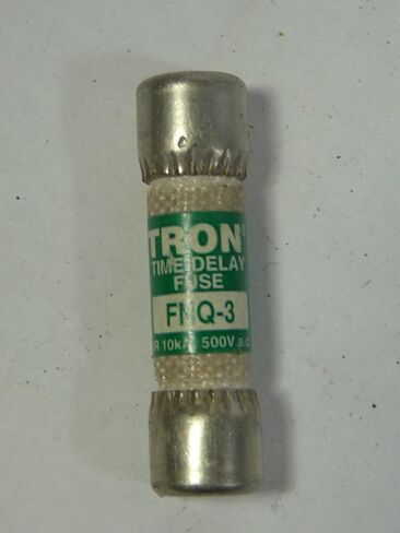 Cooper Bussmann FNQ-3 Fuse; Cylinder; Time Lag; 3A; Dims 0.4063x1.5"; Fiberglass; Cartridge; 500VAC in Saudi Arabia
