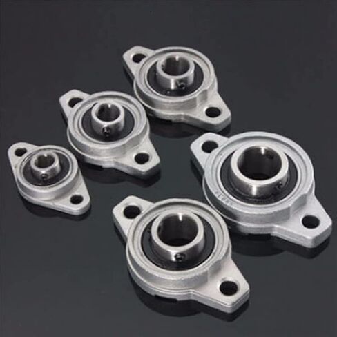 2pcs Zinc Alloy Diameter 8mm to 30mm Bore Ball Bearing Pillow Block Mounted Support Kfl08 Kfl000 Kfl001 Kp08 Kp000(KP003 17mm) in Saudi Arabia