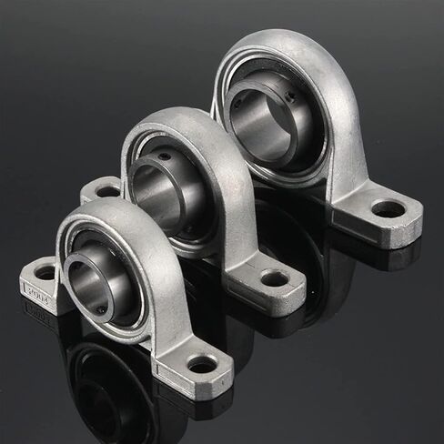 2pcs Zinc Alloy Diameter 8mm to 30mm Bore Ball Bearing Pillow Block Mounted Support Kfl08 Kfl000 Kfl001 Kp08 Kp000(KP003 17mm) in Saudi Arabia