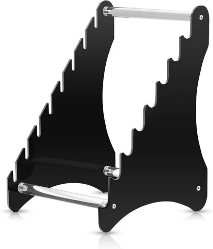 Knife Block, Wood Fixed Blade Knife Collection Display Stand Holder, Knife Holder Knife Wooden Display Case for Fixed Knife Series Display, Maximum 8 Knives in Saudi Arabia