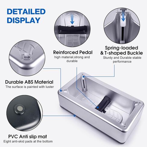 Shoe Cover Dispenser Containing 200pcs Shoe Covers Disposable Non Slip High Quality Automatic Shoe Cover Machine with Disposable Shoe Covers for Indoors for Most Occasion and Shoes Size in Saudi Arabia