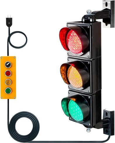 100 مللي متر (4 بوصة) AC85-265V مجموعة إضاءة المرور/الإيقاف/الذهاب ، غطاء الكمبيوتر مقاوم للماء IP65 (وحدة تحكم 103 زر) in Saudi Arabia