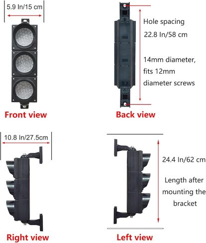 100 مللي متر (4 بوصة) AC85-265V مجموعة إضاءة المرور/الإيقاف/الذهاب ، غطاء الكمبيوتر مقاوم للماء IP65 (وحدة تحكم 103 زر) in Kuwait