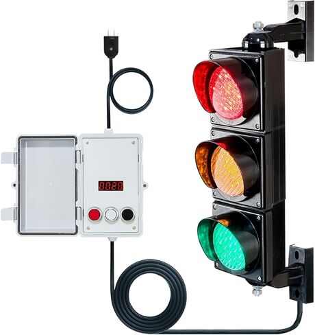 100 مللي متر (4 بوصة) AC85-265V مجموعة إضاءة المرور/الإيقاف/الذهاب ، غطاء الكمبيوتر مقاوم للماء IP65 (وحدة تحكم 103 زر) in Kuwait