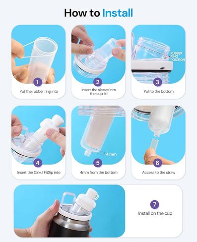 Tumbler Adapter for YETI to Flavor Cartridges, Compatible with YETI 12, 18, 26, 36, 46, 64 oz Rambler Bottle, BPA Free, Food Grade Silicone, Leak Proof in Saudi Arabia