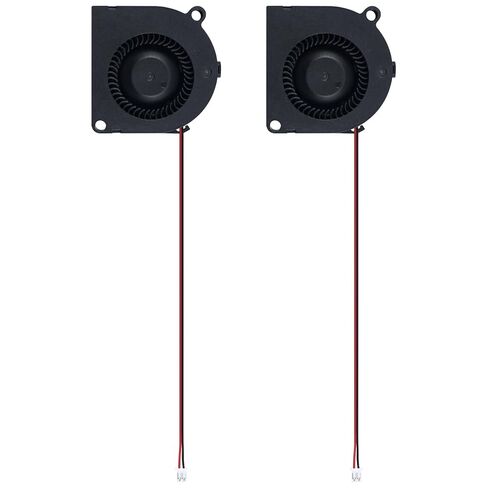 FYSETC Replacement Extruder Fan for Anycubiic Kobra3: 2Pcs Print Model Cooling Blower Fan 50 * 50 * 20 mm 24V with Connect Cable for 3D Printer K3C Kobra 3 Combo Print Head in Saudi Arabia