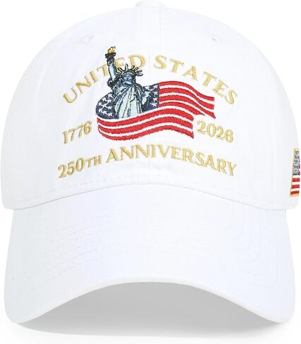HH HOFNEN USA 250th Anniversary Baseball Cap (1776-2026) Patriotic Embroidered American Hat for Men Women in Saudi Arabia