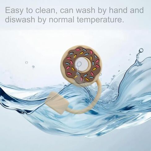 Straw Cover for Stanley Cup 10mm 0.4in Donut Shape Silicone Straw Topper for Stanley Tumbler 30Oz&40Oz in Saudi Arabia