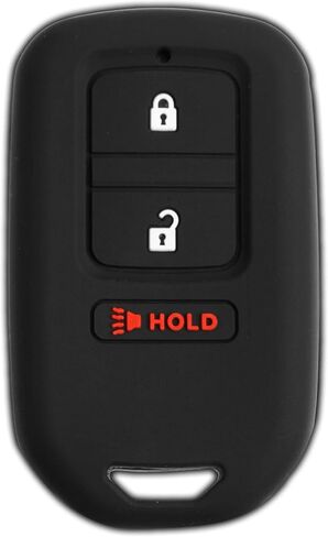KeyGuardz Keyless Entry Remote Car Smart Key Fob Outer Shell Cover Rubber Case for Honda Fit Accord Civic, KR5V1X in Saudi Arabia