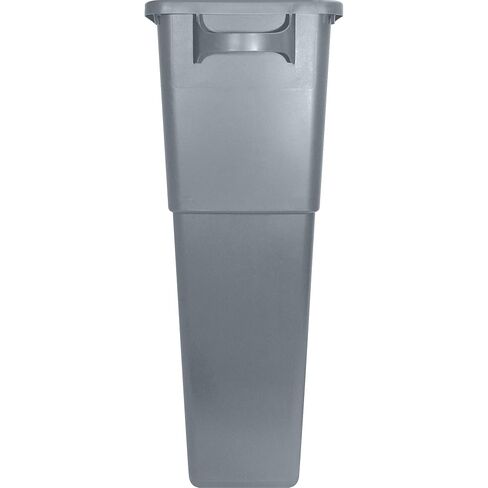 Genuine Joe 23-Gallon Slim Waste Container, 30" x 20" x 11", Gray, 4 Piece in Saudi Arabia