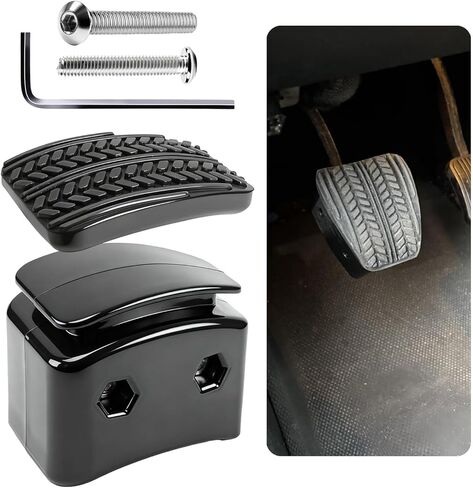 1 Pc 1.5'' E-Z Clutch Pedal Pad Extender, with Screws & Hex Wrench, Compatible with Ford Mustangs Shelby Roush Saleen 1994-2023, Replace Part Number: EZ-MUS in Saudi Arabia