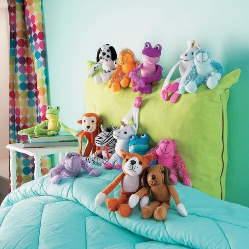 Fun Express Plush Long Arm Stuffed Frogs - Toys - 12 Pieces in Saudi Arabia