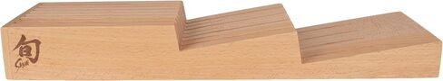Shun Drawer Knife Tray, 7 Slot Wooden Knife Holder, Genuine Beechwood, Kitchen Storage for Professional and Home Chefs in Saudi Arabia