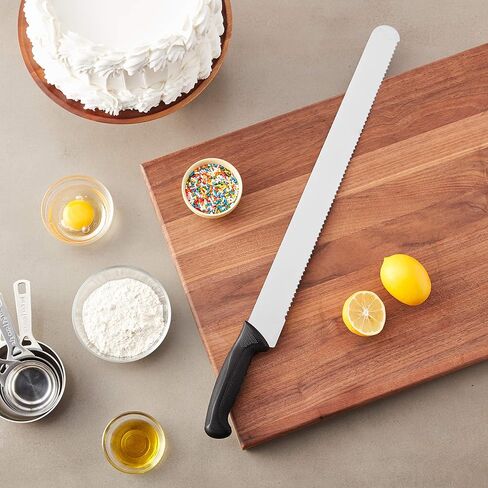 Mercer Culinary M23114 Millennia Black Handle, 18-Inch Wavy Edge, Cake Slicer in Saudi Arabia