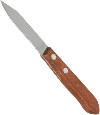 Rocky Mountain Goods Granny Paring Knife - 3-Inch Stainless Steel Blade for Peeling, Slicing, or Trimming Fruits and Vegetables - Rust-Resistant Kitchen Knife with Wooden Handle in Saudi Arabia