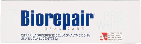 Biorepair: "Pro White" Whitening Toothpaste with microRepair - 2.5 Fluid Ounce (75ml) Tubes (Pack of 4) [ Italian Import ] in Saudi Arabia