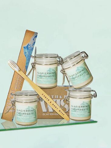 GlacierMint Toothpaste - All Natural, Plastic Free, Paraben Free, Sulfate Free, Non-Toxic Toothpaste in Saudi Arabia
