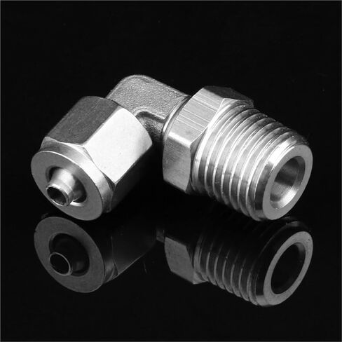 304 الفولاذ المقاوم للصدأ موصل سريع هوائي عالمي الدورية Pl الكوع تويست 8-01 1 قطعة (Stainlesssteelquicktwistpl6-01) in Kuwait