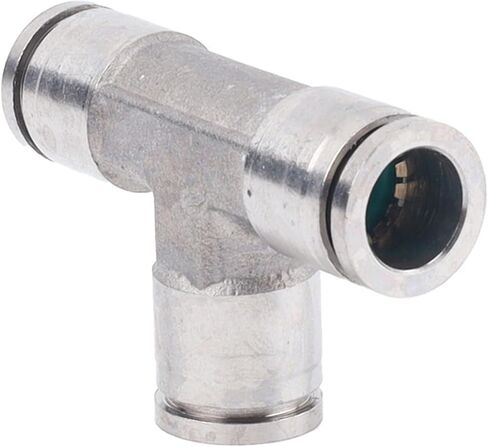 Pneumatic Joint Metal PE4 6 8 10 12 16mm Quick Insert Tee 1Pcs(PE12mm) in Saudi Arabia