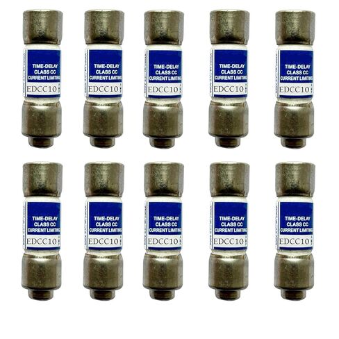 10 عبوات جديدة من EDCC-10 EDCC10 EDCC-10A 600Vac صمام تأخير الوقت، EDCC-10A صمامات خرطوشة رفض الفئة CC الحالية in Kuwait