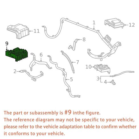 fokes 84646134 Battery Distribution Fuse Block Fit for Chevy Silverado 1500 2500HD 3500HD, GMC Sierra 1500 2500HD 3500HD 2019-2024, Replaces# 84493556, 85015808 in Saudi Arabia