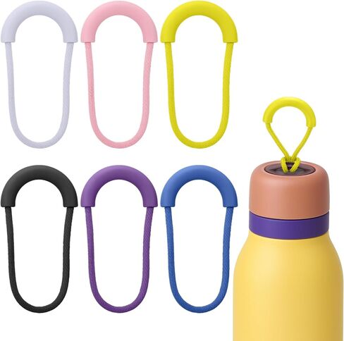 حلقة استبدال مقبض زجاجة المطر من Mity لـ Owala FreeSip Twist 18oz 24oz، غطاء زجاجة مياه مقبض حلقة (6 قطع حلقات) in Saudi Arabia