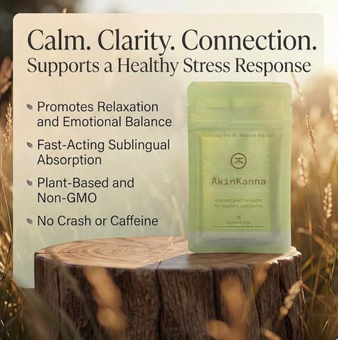 Kanna (Sceletium tortuosum) Sublingual Strips–Fast-Acting Nootropic for Mood, Stress & Focus with Ashwagandha, Lion’s Mane & L-Arginine Adaptogenic Calm Energy & Mental Clarity. Caffeine & Sugar Free in Saudi Arabia
