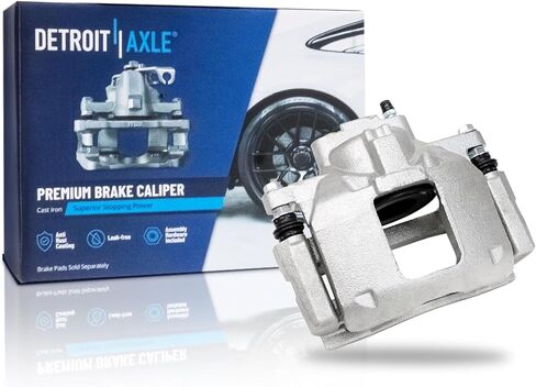 Detroit Axle - Front Right Brake Caliper with Bracket for 2007-2011 Dodge Nitro 2007-2017 Jeep Wrangler 2008-2012 Liberty 2018 Wrangler JK Replacement in Saudi Arabia