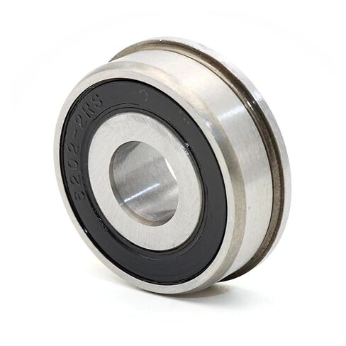 1 Piece F6202-12-2RS 12x35x11 12X35X11X13 Flange Bearing ABEC-1 Garden cart Ball in Saudi Arabia